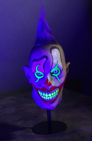 Gutters the Blacklight Clown Head