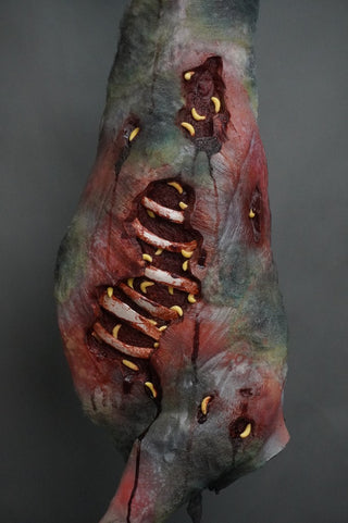 Moldy Maggot Headless Hanging Goat Half