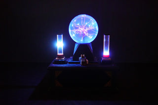 Plasma Globe with Mini Jacobs Ladders