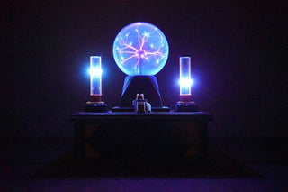 Plasma Globe with Mini Jacobs Ladders