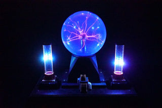 Plasma Globe with Mini Jacobs Ladders