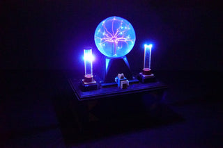 Plasma Globe with Mini Jacobs Ladders