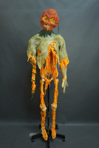Glowing Pumpkin Head Meat Mummy