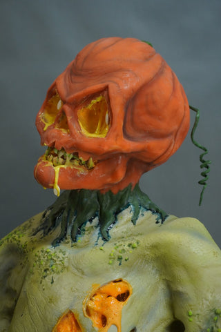 Glowing Pumpkin Head Meat Mummy