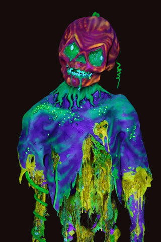 Glowing Pumpkin Head Meat Mummy