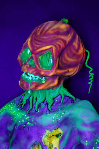 Glowing Pumpkin Head Meat Mummy
