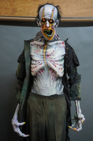 8ft Tall Giant Glowing Ghoul Socko Character with Electric Eyes