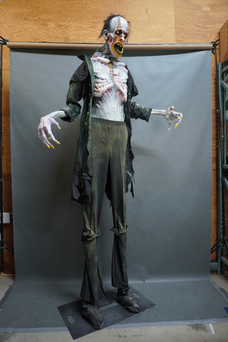 8ft Tall Giant Glowing Ghoul Socko Character with Electric Eyes