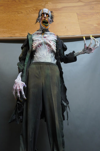 8ft Tall Giant Glowing Ghoul Socko Character with Electric Eyes