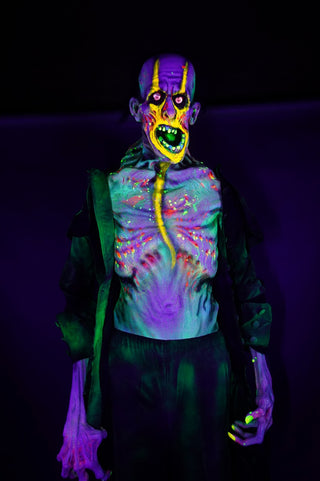 8ft Tall Giant Glowing Ghoul Socko Character with Electric Eyes