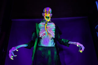 8ft Tall Giant Glowing Ghoul Socko Character with Electric Eyes