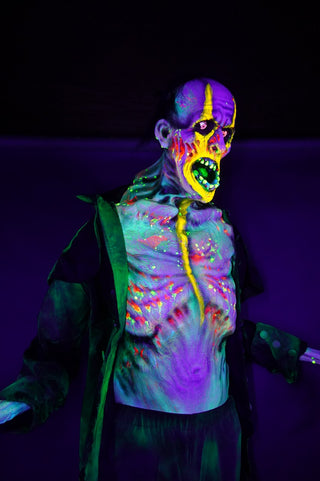8ft Tall Giant Glowing Ghoul Socko Character with Electric Eyes