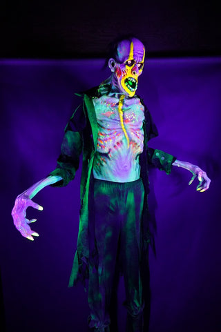 8ft Tall Giant Glowing Ghoul Socko Character with Electric Eyes