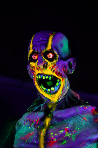 8ft Tall Giant Glowing Ghoul Socko Character with Electric Eyes