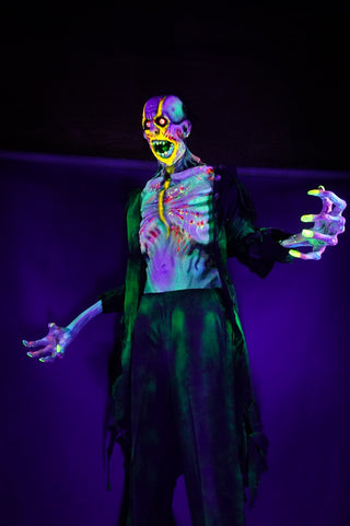 8ft Tall Giant Glowing Ghoul Socko Character with Electric Eyes