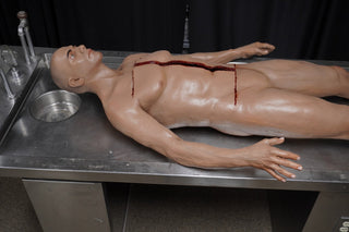 Deluxe Autopsy David Body with Open Eyes