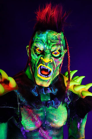 Brawl the Orc Standing Blacklight Character with Poseable Arms