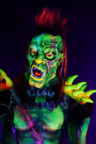 Brawl the Orc Standing Blacklight Character with Poseable Arms