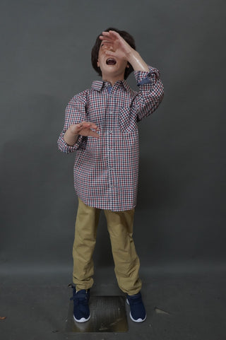Screaming Boy Child Poseable Figure