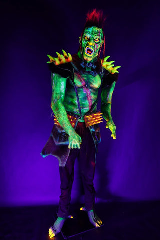 Brawl the Orc Standing Blacklight Character with Poseable Arms