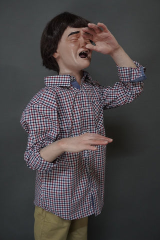 Screaming Boy Child Poseable Figure