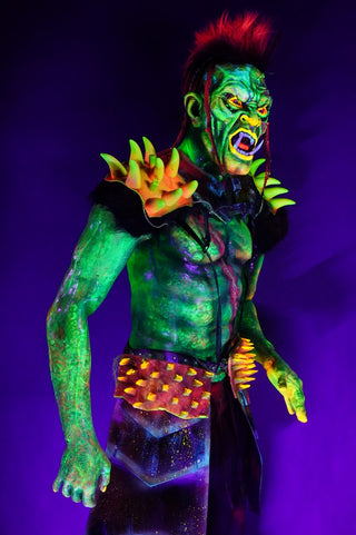 Brawl the Orc Standing Blacklight Character with Poseable Arms