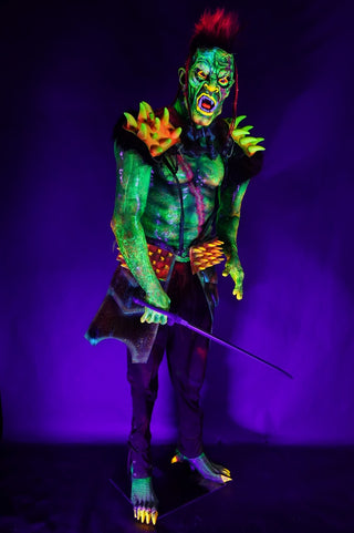 Brawl the Orc Standing Blacklight Character with Poseable Arms