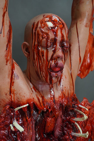 Hanging Blood Eagle Oscar Dummy with Glow Guts