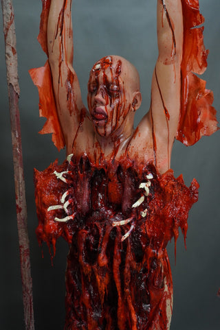 Hanging Blood Eagle Oscar Dummy with Glow Guts