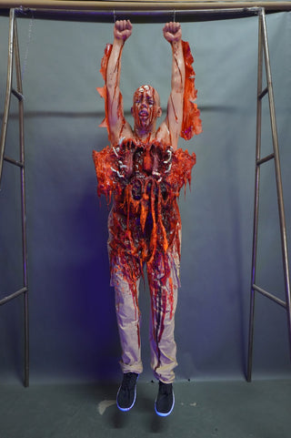 Hanging Blood Eagle Oscar Dummy with Glow Guts