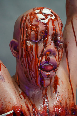 Hanging Blood Eagle Oscar Dummy with Glow Guts