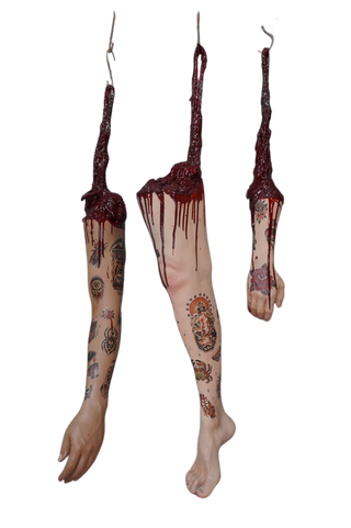 Dangler Bloody Body Part 3 Piece Combo with Tattoos