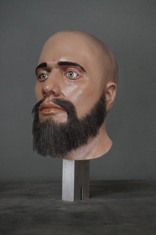 Bearded David Head with Square Tube Mounting Hardware