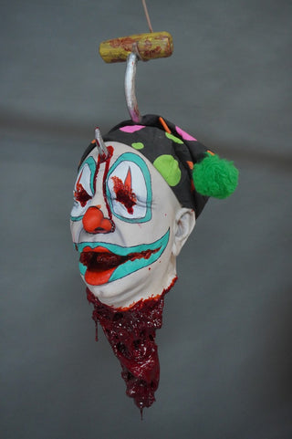 Deadpan Clown Head Dangler