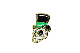 Dapper Cadaver Enamel Pin