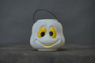 Vintage Ghost Trick or Treat Bucket