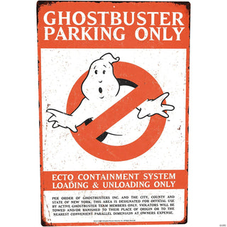 Ghostbuster Parking Only Metal Sign
