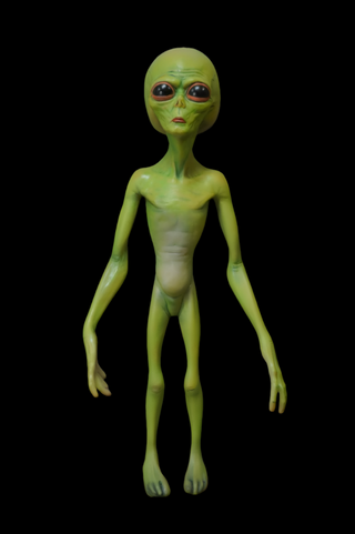 Glow Alien Visitor Prop