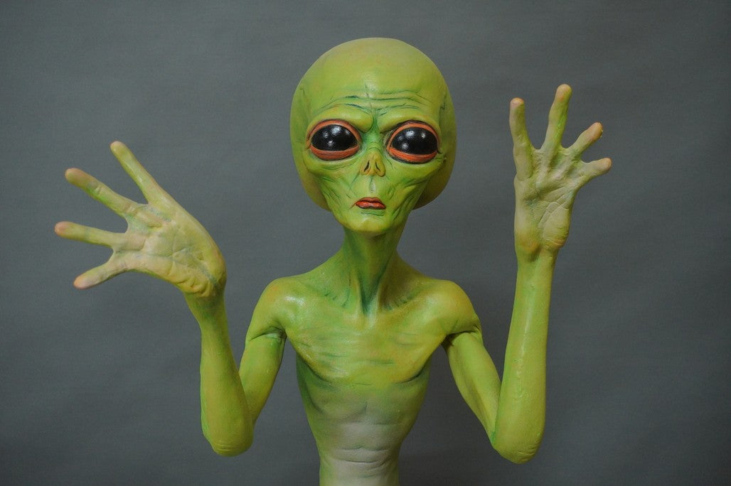 Glowing Alien Visitor Prop – Dapper Cadaver Props