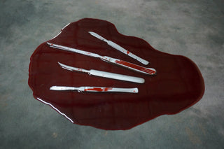 Blood Pool with Replica Scalpels