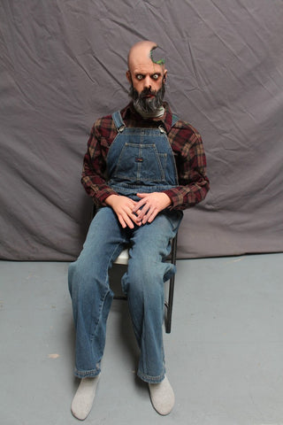 Laser Blasted Bearded Frank Dummy