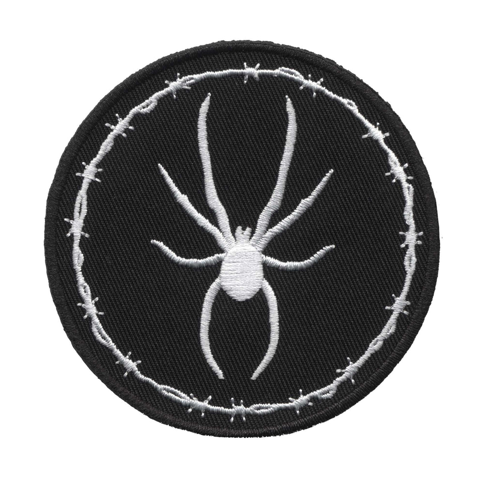 Barbed Wire Spider Patch – Dapper Cadaver Props
