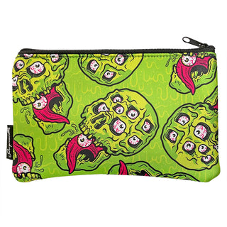 Gnarly Skull Zip Pouch