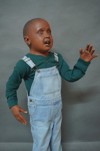 Poseable Screaming Boy Toddler Figure
