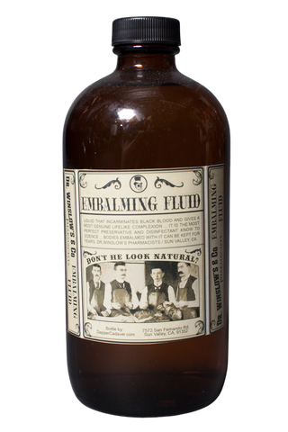 Vintage Embalming Fluid Bottle
