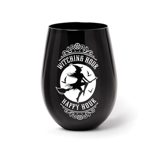 Witching Hour Happy Hour Stemless Glass