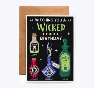 Wishing You a Wicked Birthday Card