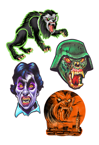 An American Werewolf in London Wall Decor
