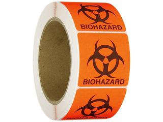 Biohazard Sticker Roll