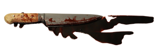 Blood Pool with Knife